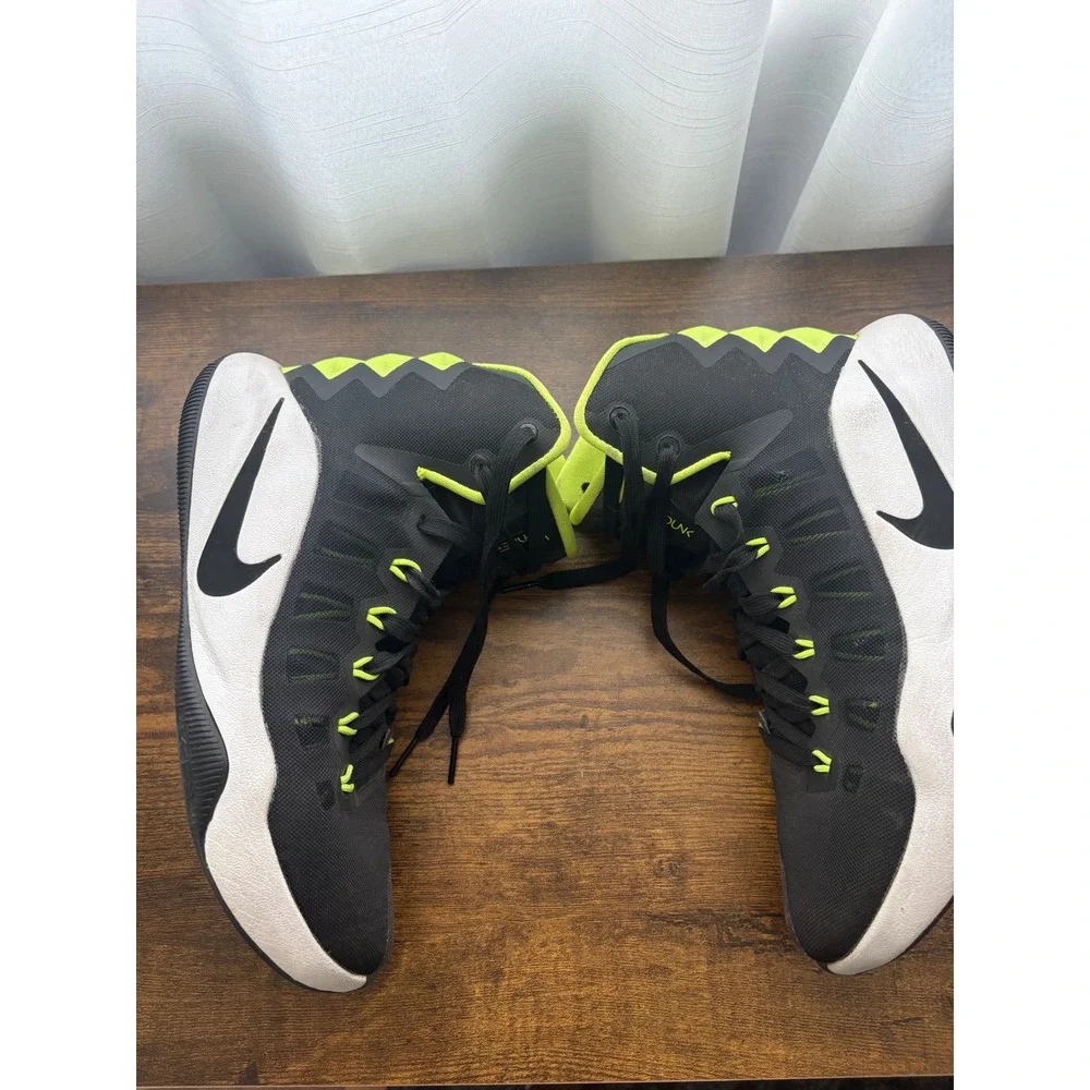 Nike Hyperdunk 2016 Black Volt Mens Basketball Shoes 844359-007 Size 7.5